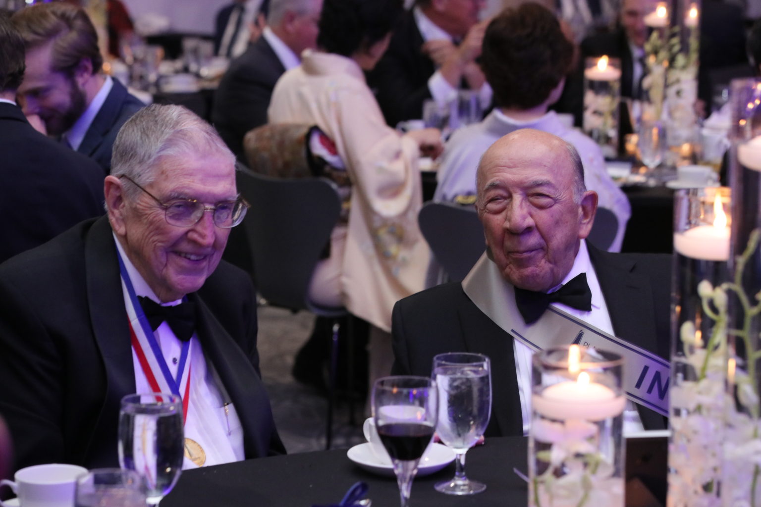 Glenn Beall (member) and Sal Monte (inductee) at the 2022 gala celebration in Chicago, IL.